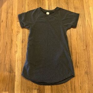 Grey o’neill cotton ( terry) polyester blend short sleeve dress size XS